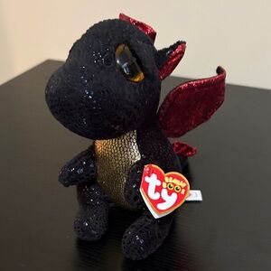 Ty beanie boo Black Dragon Plush